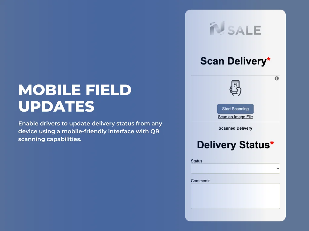 App móvil para conductores en campo